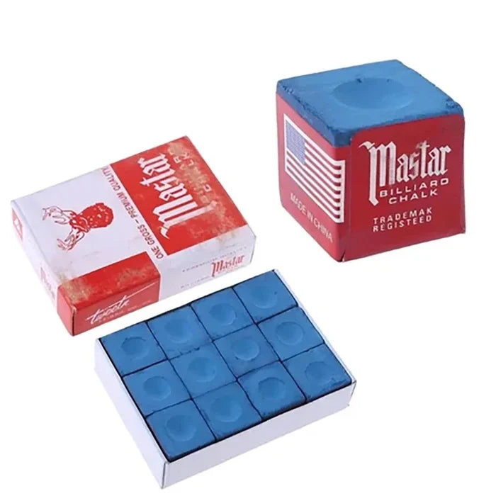 Master Chalk 12pcs Chalk Billiard Chalk Billiard Billiard Cue