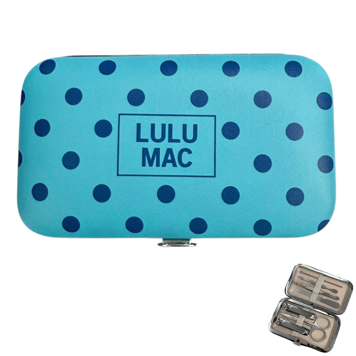 MCPD- Blue/Navy Dot Manicure Set