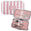 MCST- Pink Stripe Darby Manicure Set
