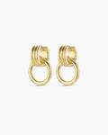 Melrose Drop Hoops || option::18K Gold Plated