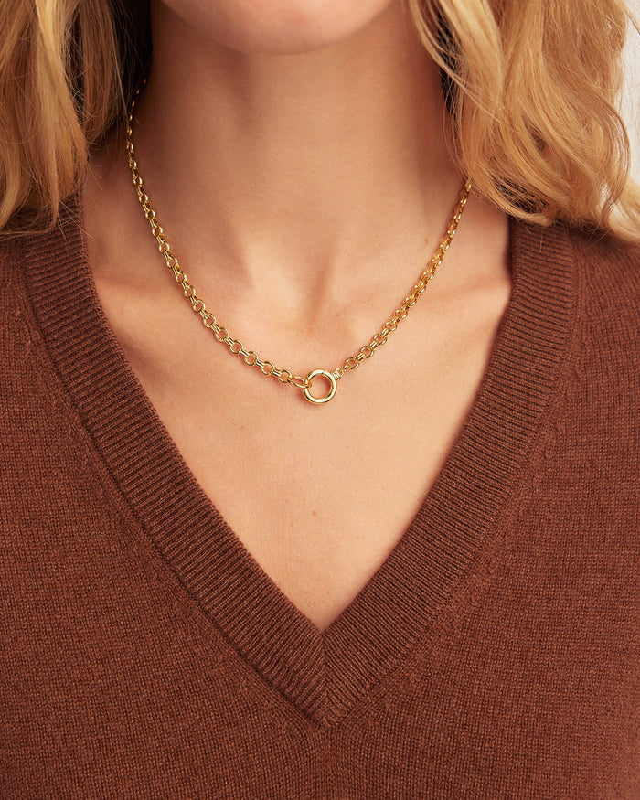 Melrose Necklace || option::18K Gold Plated