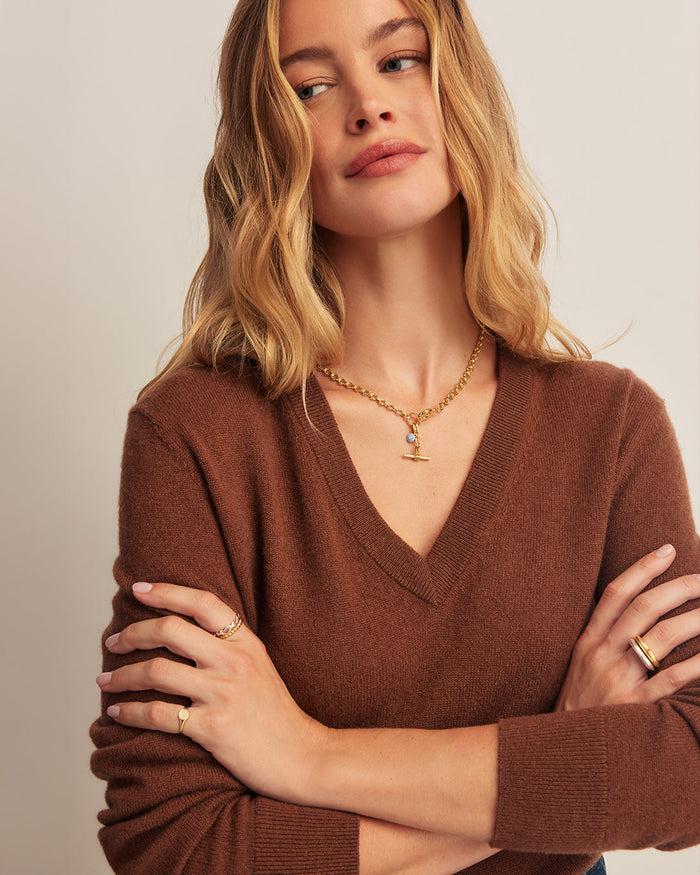 Melrose Necklace || option::18K Gold Plated