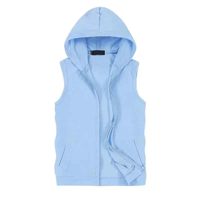 Men's Sleeveless Hoodie Tank Top Sportswear