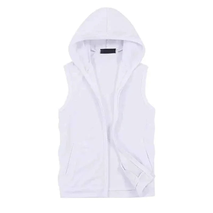 Men's Sleeveless Hoodie Tank Top Sportswear