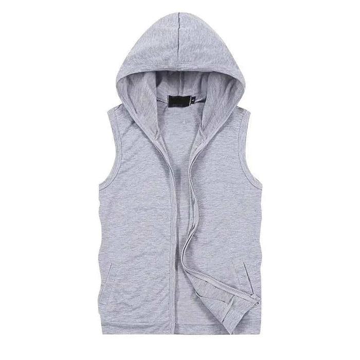 Men's Sleeveless Hoodie Tank Top Sportswear