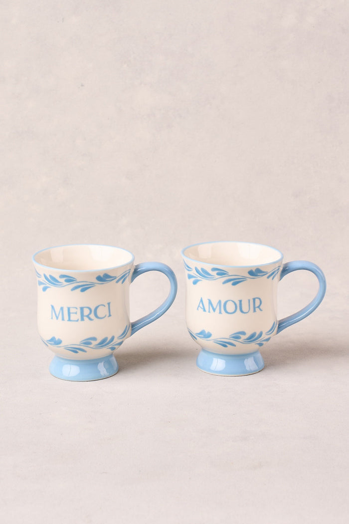 Merci & Amour Mug Set