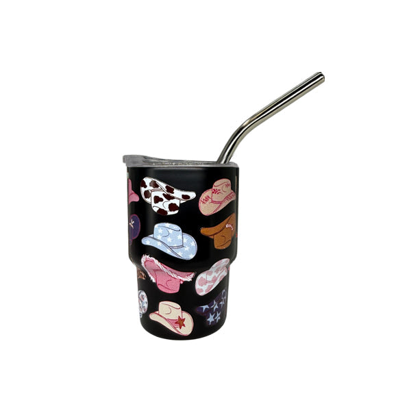 Mini- Mini 3 oz Morgan Tumbler Black Hat