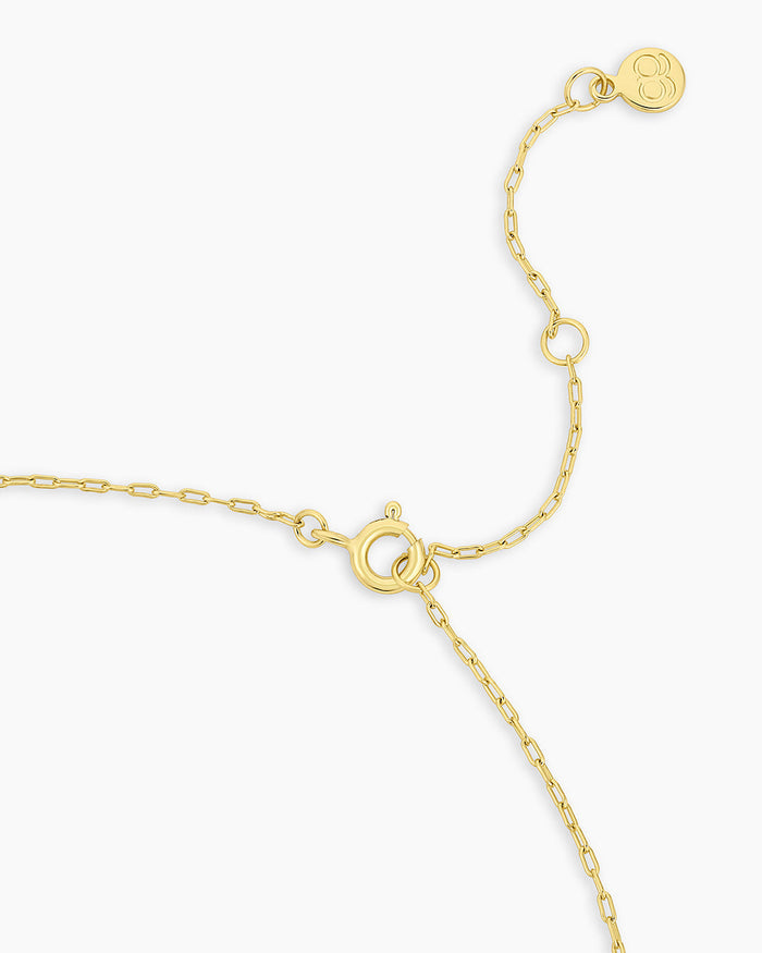 Mini Bow Necklace || option::18K Gold Plated