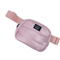 MP-7328 Puffer Metallic Belt Bag- Rose Gold