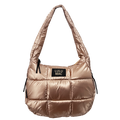 MP-8412 PUFFER METALLIC TOTE BAG - CHAMPAGNE