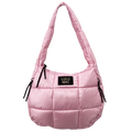 MP-8412 PUFFER METALLIC TOTE BAG - ROSE GOLD