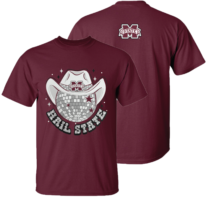 MSU Hail State Disco Maroon