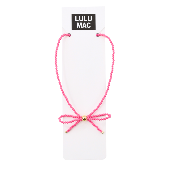 NK--BOW-HOT PINK