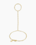 Parker Delicate Hand Chain || option::18K Gold Plated