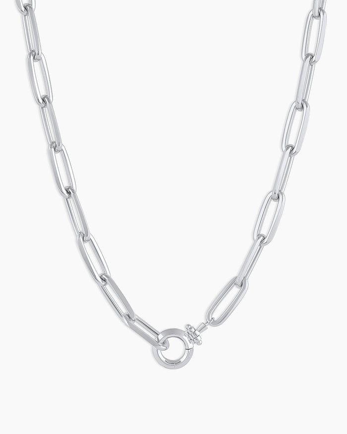 Parker XL Necklace || option::Silver Plated