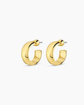 Paseo Small Hoops || option::18k Gold Plated