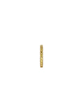 PAVÉ HUGGIE EARRING IN LAB YELLOW SAPPHIRE, 18K GOLD VERMEIL