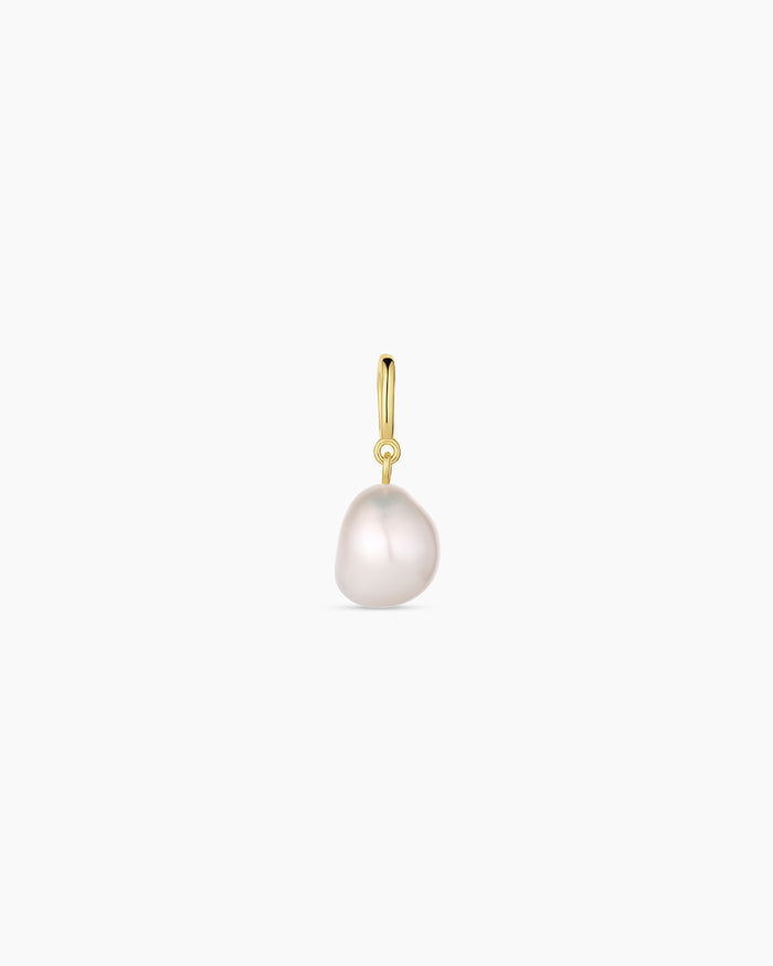 Pearl Parker Charm || option::18K Gold Plated