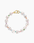 Pearl Rainbow Cove Bracelet || option::18K Gold Plated