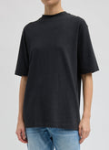 Charcoal Grey Perfect Unisex T-Shirt - front view on model