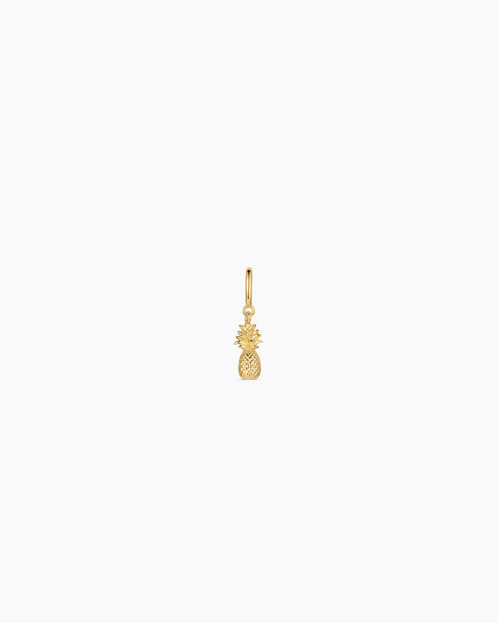 Pineapple Parker Charm || option::18K Gold Plated
