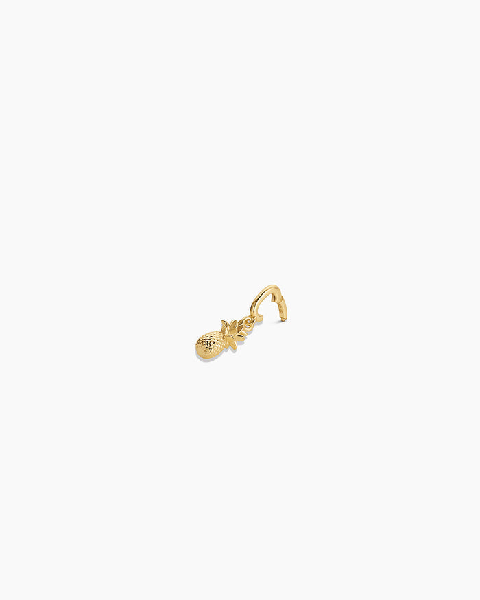 Pineapple Parker Charm || option::18K Gold Plated