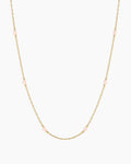 Pink Amour Necklace || option::18K Gold Plated
