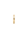 PLAIN HUGGIE EARRING, 18K GOLD VERMEIL