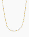 Poppy Pearl Necklace || option::18K Gold Plated