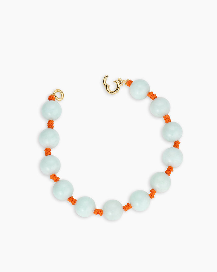 Porto Bracelet || option::18K Gold Plated, Seafoam