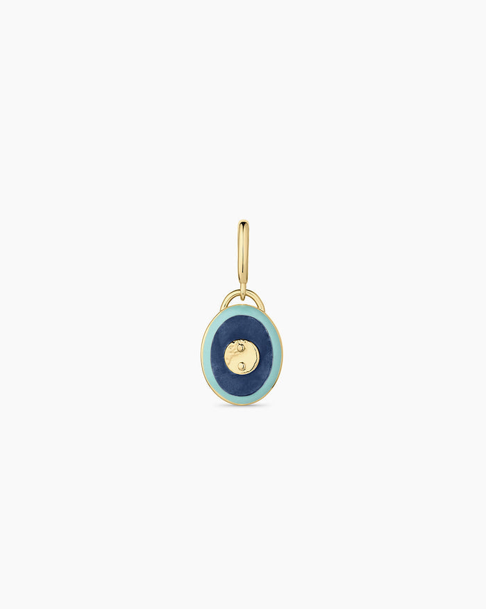 Power Gemstone Balance Parker Charm || option::18K Gold Plated