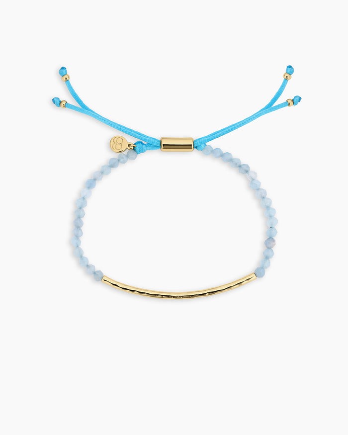 18K Gold Plated / Aquamarine - Truth