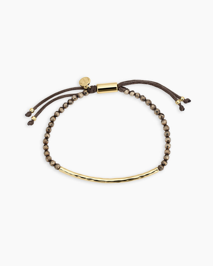 18K Gold Plated / Pyrite - Strength