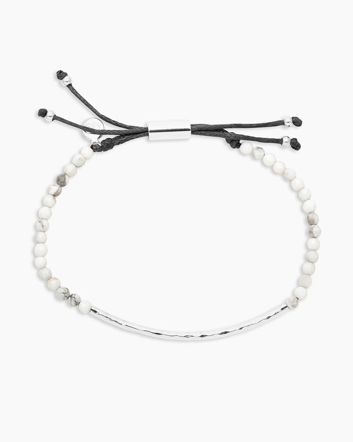 Silver Plated / Howlite - Calming
