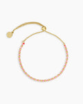 18K Gold Plated / Rose Quartz - Love