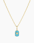 Power Gemstone Parker
 Charm Necklace Healing || option::18K Gold Plated