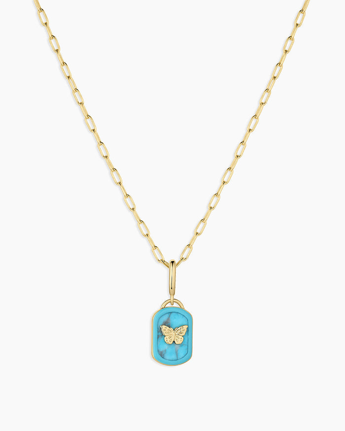 Power Gemstone Parker
 Charm Necklace Healing || option::18K Gold Plated
