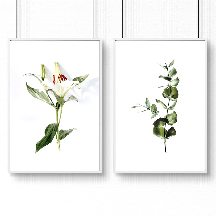 Professional office decor ideas | set of 2 wall art prints