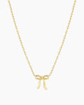 Put a Bow on it Necklace || option::18K Gold Plated