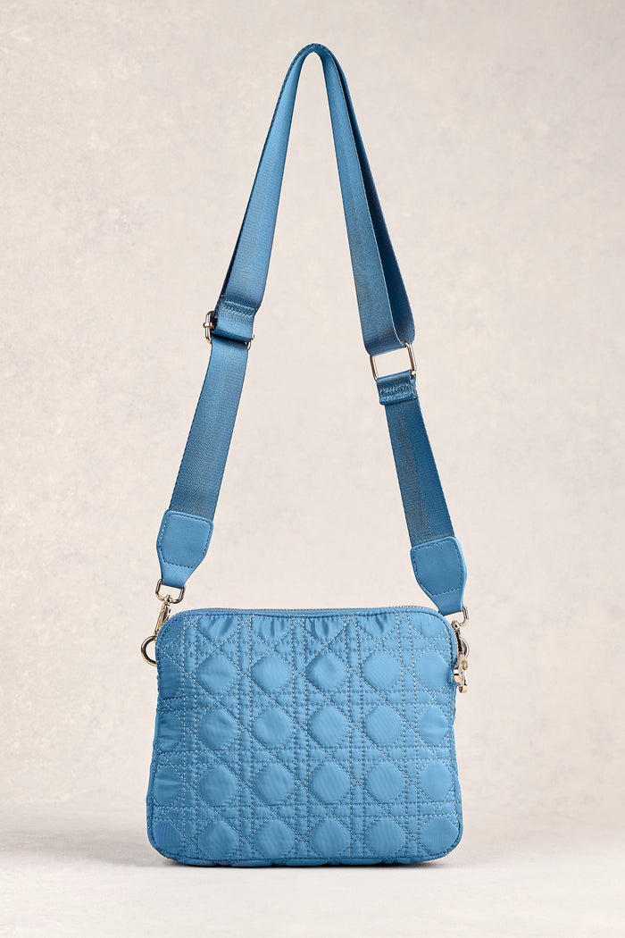 Quilted Crossbody - Blue Denim