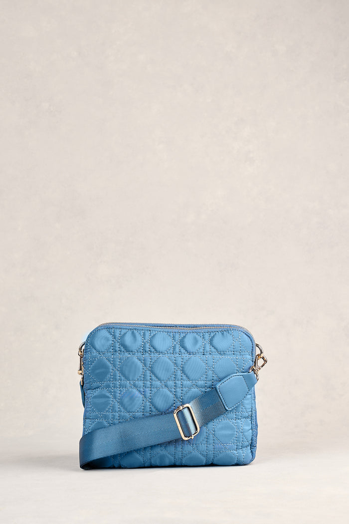 Quilted Crossbody - Blue Denim