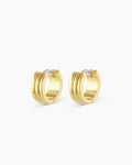 Reed Hoops || option::18K Gold Plated