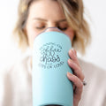Running on Coffee and Chaos Travel Mug – 20oz Mint