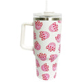 SC-4412-W Morgan Tumbler Cowboy Hat Smile White