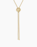 Scallop Bolo Necklace || option::18K Gold Plated