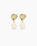 Scallop Earrings || option::18K Gold Plated
