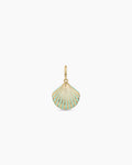 Scallop Stripe Parker Charm || option::18K Gold Plated