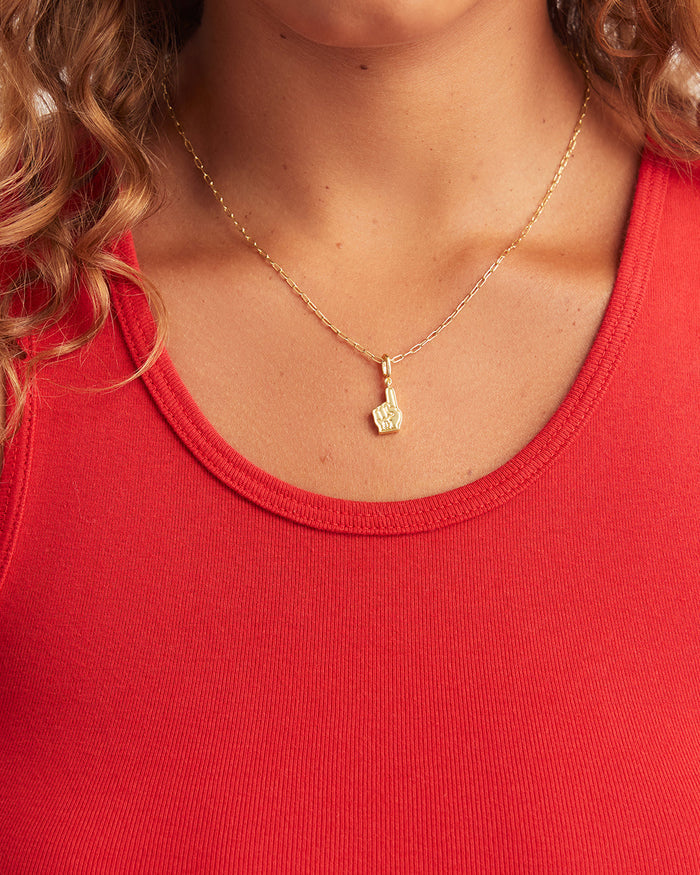 Scout Charm - #1 Fan || option::18K Gold Plated
