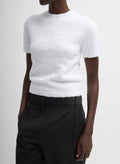 White Serviette Baby T-Shirt - front view on model