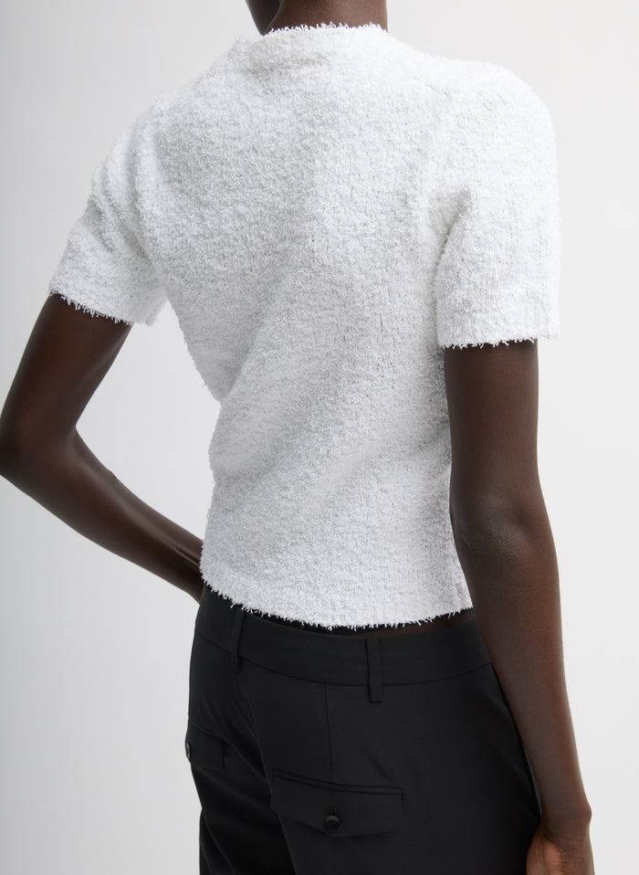 White Serviette Baby T-Shirt - back view on model